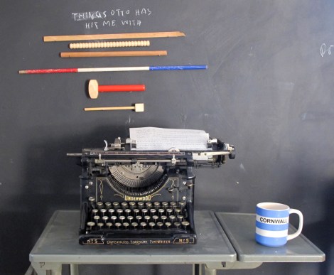 "Things Otto Hit Me With", by Lenka Clayton